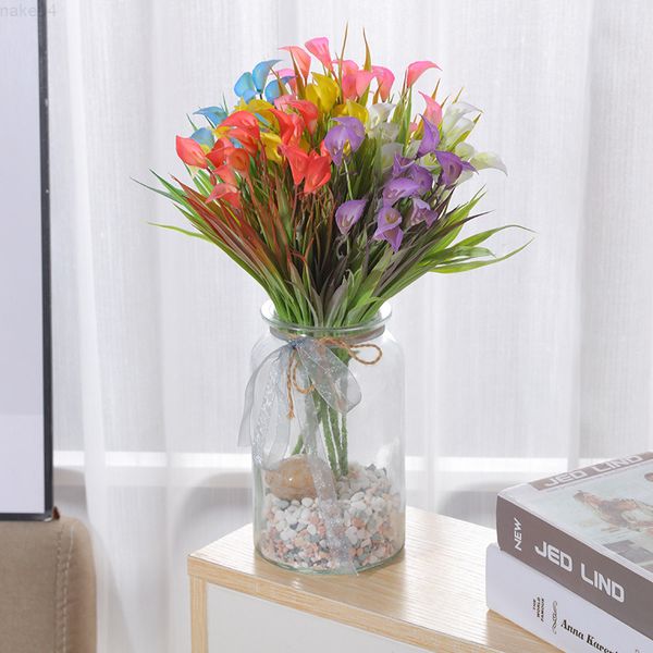 Faux Floral Greenery Home Vase Furniture Simulation Plant в запоте