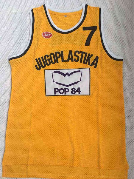 Maglia da uomo Moive Toni Kukoc 7 Basket Jugopstika Split Pop Drake Jimmy Brooks #9 Degrassi Community School 19 Aaliyah Brickyers 1996