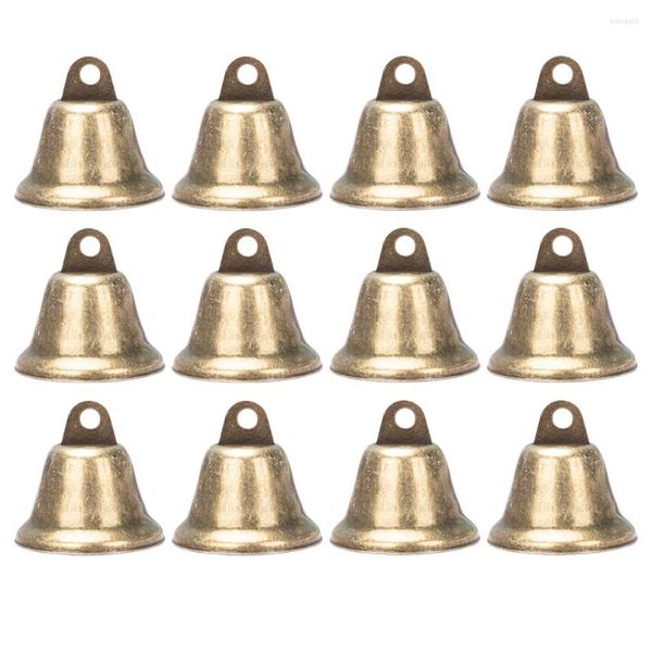 FUTEMENTO SUBSTIMENTO BELLS BRASS Jingle Bellcrafts Vintage Smallcow Bronze Metal pendurado Porteira de ouro pendurada Craft Rustic Craft Crafts Style