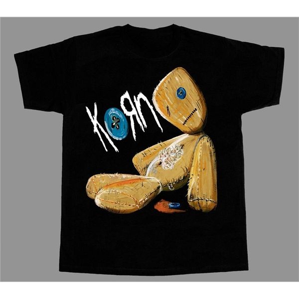 Herren-T-Shirts Korn Ausgaben Rockband Black Short/Long Sleeve T-Shirt großes hohes T-Shirt 220906