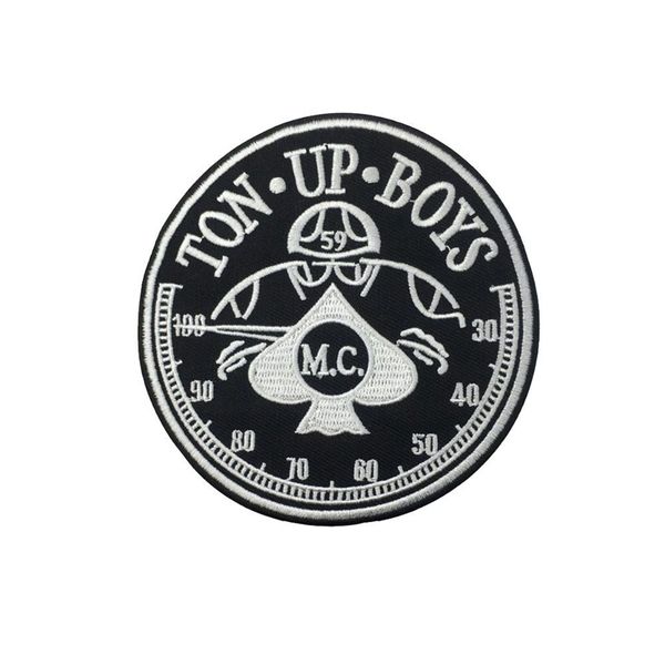 Ton Up Boys Sewing Mestions Emelcodery Patches Iron On для курток для одежды мотоциклевые байкерские байкер