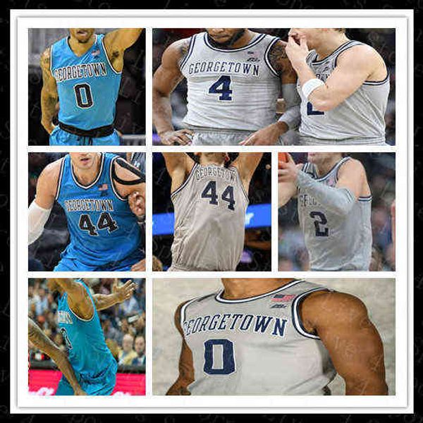 Indossa College 2021 Nuovi Uomini Georgetown Basketball Jersey OMER YURTSEVEN MAC MCCLUNG JAGAN MOSELY Ewing Iverson Lutto QUDUS WAHAB ALLEN Cus