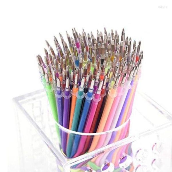 Recaras fluorescentes em cores, pintura multi -colorida, escreva haste de caneta para manuseio de artigos de artigos de artigos de artigos escolares