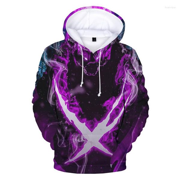 Herren Hoodies Kreative Neuheit Solo Leveling Sung Jin Woo 3D-Druck Koreanische Jungen/Mädchen Sweatshirts Männer/Frauen Hoody