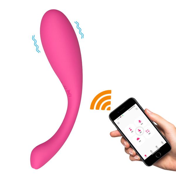 Beauty Items App-Fernbedienung, flüssig, komplett aus Kunststoff, ohne Knochen, vibrierendes Ei für Frauen, schnelles Orgasmus-Masturbator, sexy Spielzeug für Erwachsene