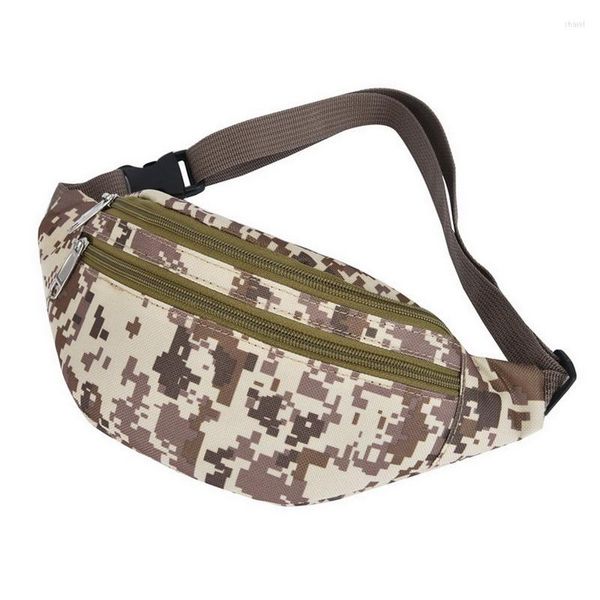 Taille Taschen Oxford Tasche Casual Camouflage Funktionale Geld Telefon Beutel Gürtel Frauen Für Hüfte Fanny Pack Banane Tas