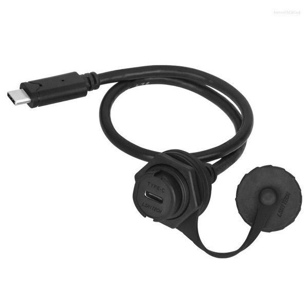 Accessori per l'illuminazione Connettore USB tipo C Cavo adattatore per cavo per aviazione industriale IP67 impermeabile da 0,3 M