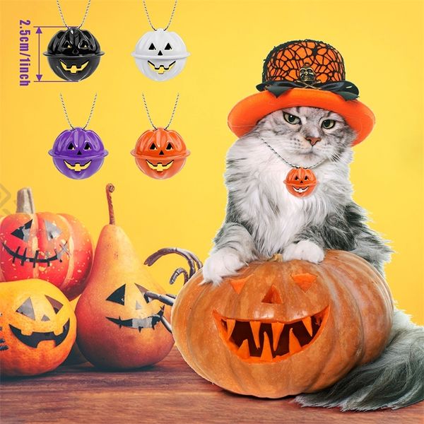 Altre forniture per feste festive Halloween campana personalità divertente zucca campana portachiavi per animali domestici accessori per abbigliamento ornamenti 60 pezzi impostati per inviare filo d'argento 220905