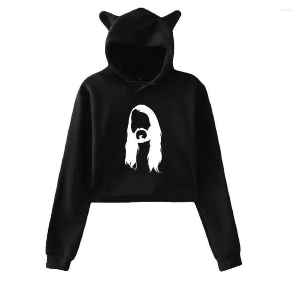 Erkek Hoodies Penguinz0 Charlie Baş Kedi Kırpılmış Kadınlar/Kız Kapüşonlu Üstler Gevşek Sweatshirt Nemli