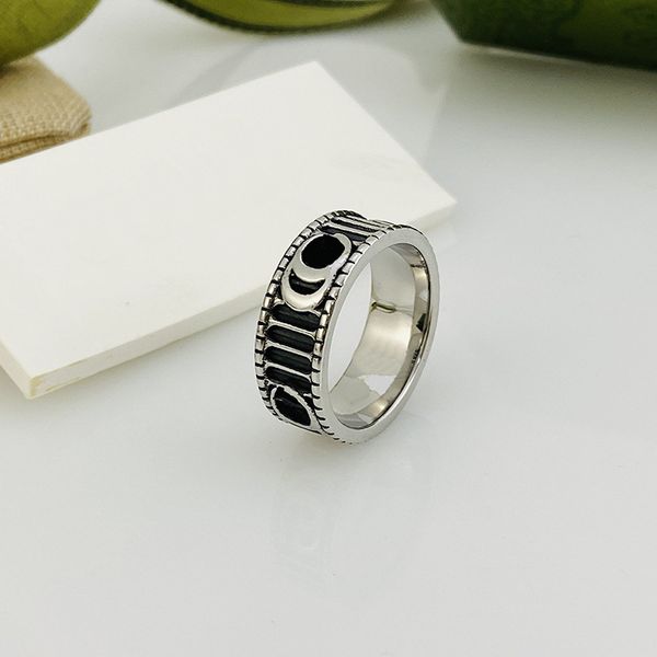 Anéis esterlinas de designer de prata, joias para mulheres, homens, casal, amantes, anel de casamento, promessa, anéis de noivado, banhado a prata