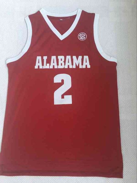 NCAA Abama Crimson Tide College Collin #2 Sexton Trikot, schnell trocknend, atmungsaktiv, Outdoor, Unisex, Sport, bequeme T-Shirts, Team-Übungs-T