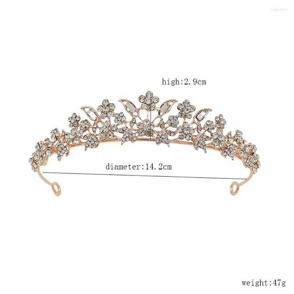 Copricapo da sposa vintage farfalla fiore corona da sposa accessori per capelli perla tiara damigella d'onore ragazze rami copricapo fascia297z