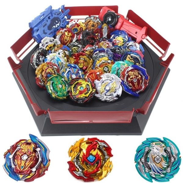 Beyblade Burst Set Toys Beyblades Arena Bayblade Metal Fusion 4D con Launcher Spinning Top Bey Blade Blades Toy Regalo di Natale LJ298L