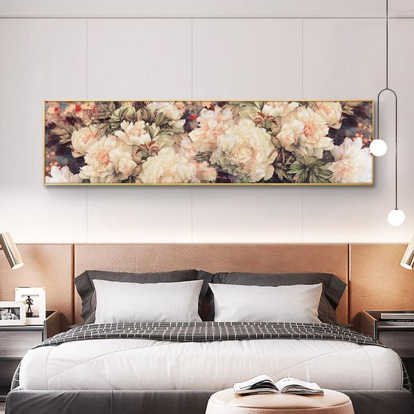 Blumengemälde, klassische Rosen, Poster und Drucke, Ölgemälde auf Leinwand, Kunst, Cuadros, Valentinstag-Dekoration, nordisches Wandbild für Wohnzimmer