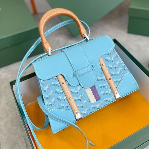 7A Designer Mini -Bag Nicken Buchengriff Griff Stangen Socken Crossbody Taschen Leinwand Echte Lederschleife Befestigung Tasche Frauen Kreuzkörper Totes Handtaschen Mode Womans Geldbörse