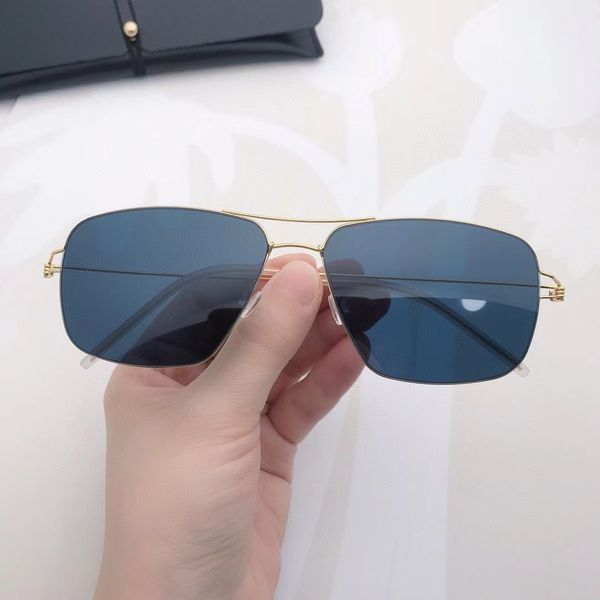 Lüks Tasarımcı Güneş Gözlüğü Orijinal gözlükler açık güneş gözlüğü alaşım tahta çerçeve moda klasik bayan aynaları kadınlar ve erkekler için gözlük unisex retro sürüş
