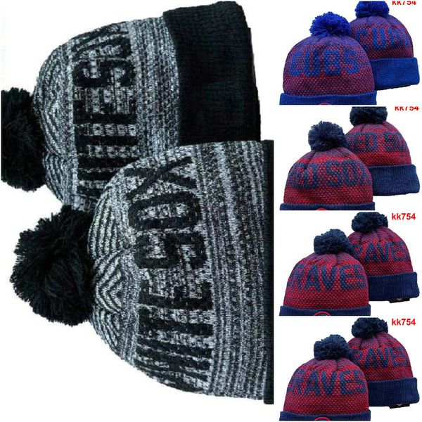 Chicago Beanie Sox Teatro de beisebol norte -americano Patch Winter Wool Sport Knit Hat Skull Caps