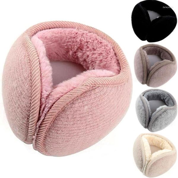 Berets 2022 Winter Fashion Mite Cilout Course Muffs Warmers Fleeme мягкие пушистые теплые женские женщины за головой