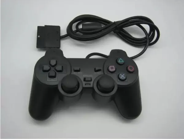 controller cablato prezzo di fabbrica per controller di gioco joystick a doppia vibrazione PS2 per Playstation 2