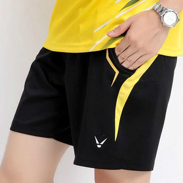 Pantaloncini da corsa da uomo Sport da uomo con tasche Badminton maschile Ping pong Asciugatura rapida Uomo Jogging Palestra