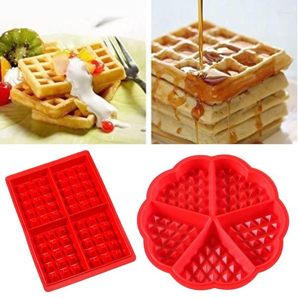 Backformen Silikon Kuchen Waffel Form Maker Pan Mikrowelle Cookie Herz Muffin Form Kochen Werkzeuge Küche Zubehör Cocina