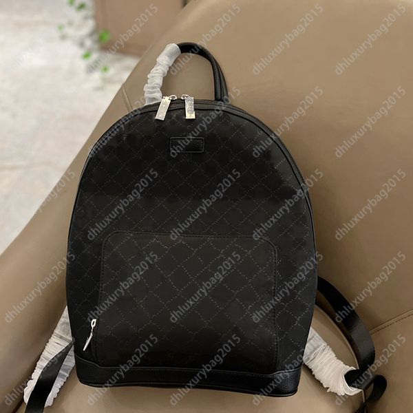 Schulrucksack mit Reißverschluss, luxuriöse Schultaschen, Reisen, Unisex, klassisch, große Kapazität, schlichte Rucksäcke, schwarz, lässige Handtaschen im Preppy-Stil, Top-Designer