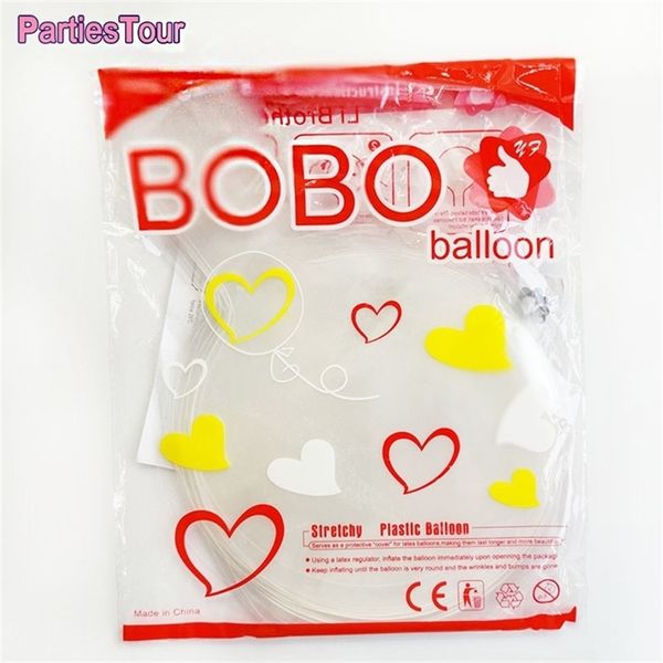 Altri articoli per feste evento 50pc 8/10/18/20/24/36 pollici Gonfiabile Bobo Balloon Globi trasparenti Articoli per feste di compleanno Matrimonio Baby Shower Decor Ballons 220906