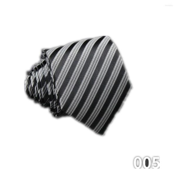Papillon Mens Fashion Stripe 8CM Inghilterra Stile Cravatta di lusso Formale Uomo d'affari Abito da sposa Camicia Accessori