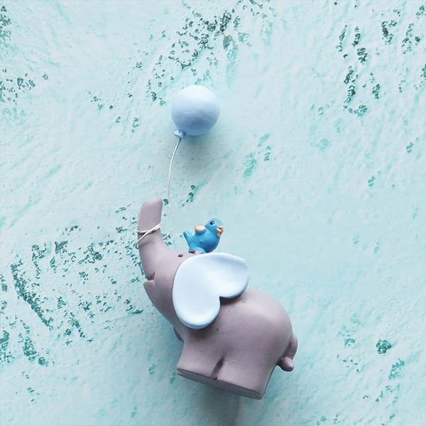 Forniture festive Decorazioni per torte Picks Ornament Gift Cupcake Toppers Accessori per baby Shower Accessori in resin