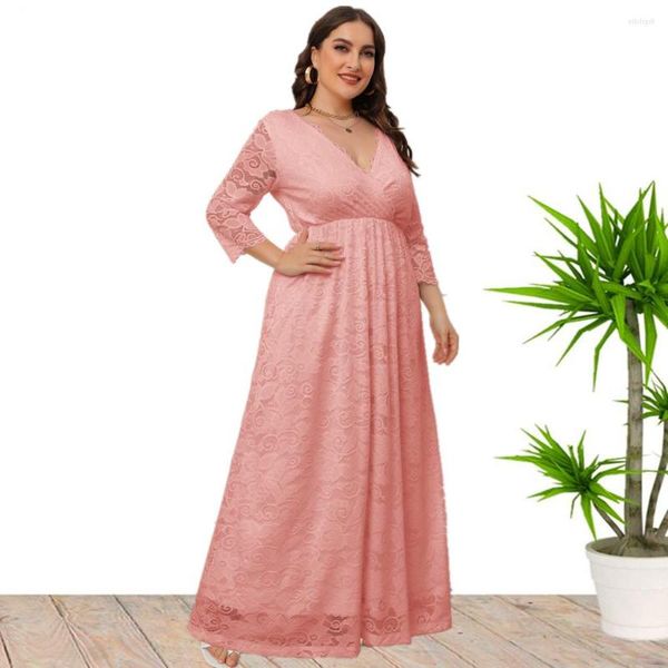 Plus Size Kleider 2022 Ankunft Maxi Lange Abend Party Hochzeit Brautjungfernkleid für Frauen Großhandel China