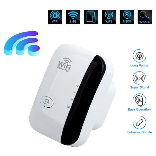 300Mbps WiFi Repeter Finders 300m WiFi Routers Signal Extender 802.11n Longo Ranco sem fio Wi-Fi Ponto de acesso AP Encripção WPS