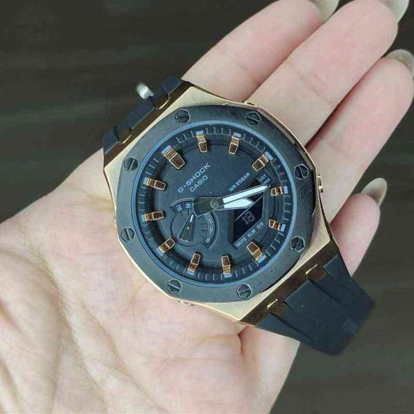 Relógios de luxo para masculino Mechanical Watch Premium Shock 0 ga