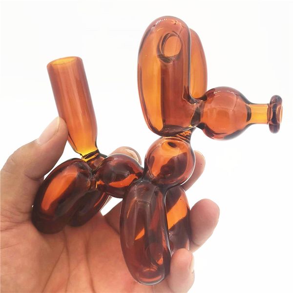 Стеклянная вода Bong Dab Rig Hologhs Balloon Amber Form