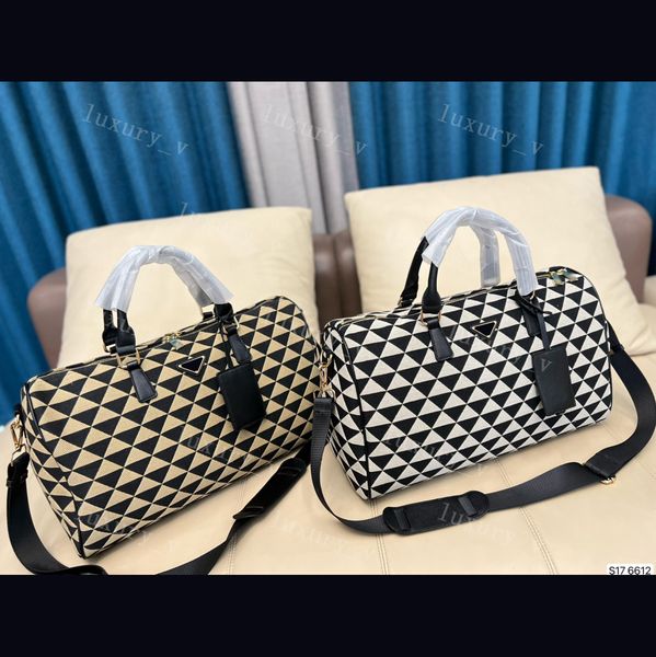 Bolsas de grife de grife feminino Bolsa de ombro da simbole crossbody jacquard tecido feminino homem luxo mal