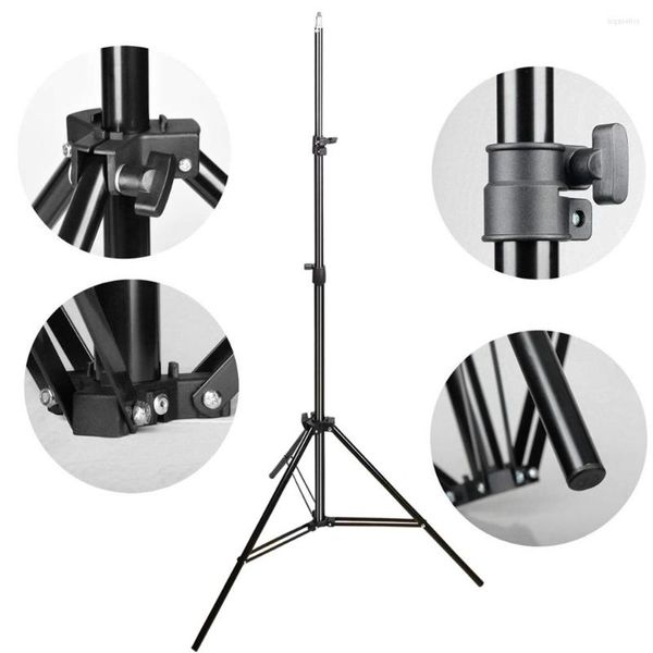 TRIPIDE PROGRAGE LIGHT TRIPIODE TRIPODE PER LA CAMERA REGOLABILE CON 1/4 VITE PO STUDIO FLUSHES LIVE VIDEO