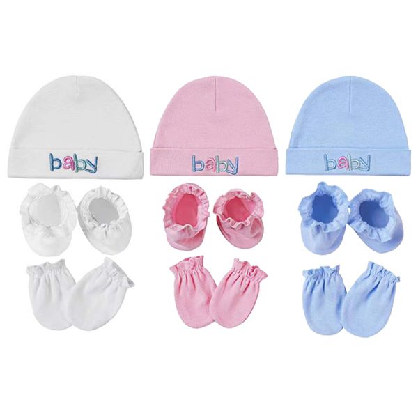 Cappelli cappelli da cappello da bambino calzini set autunno inverno ragazzi bernelli per bambini abiti cotone per bambini cappelli per bambini accessori all'ingrosso 220907