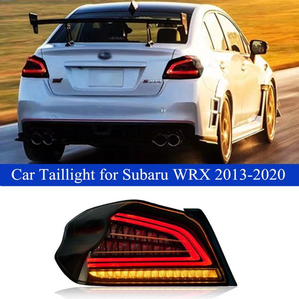 Carro traseiro da cabeça do freio reverso da cabeça da cabeça para Subaru WRX LED Dinâmico Signal Turreth Selow Assembly 2013-2020