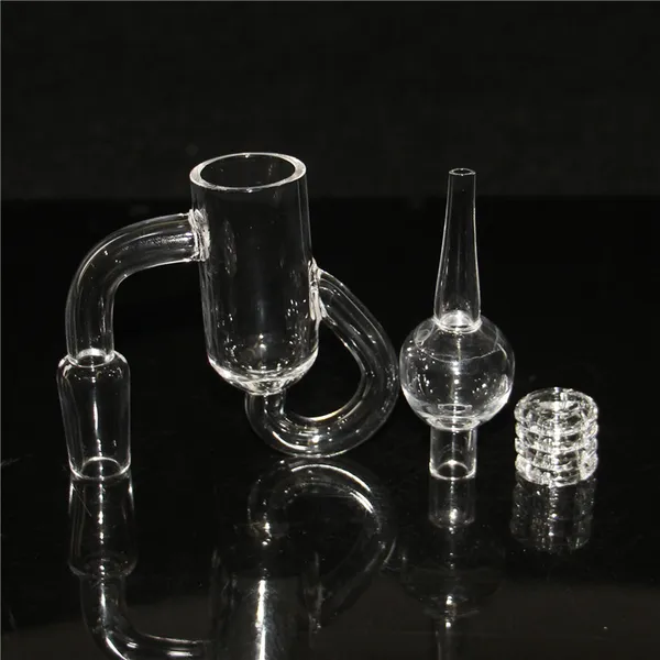 Fumar diamante nó de nó quartzo bangers 10mm 14mm 18mm machos machos de quartzo feminino banger unhas para bongs de vidro de tubo de água plataformas