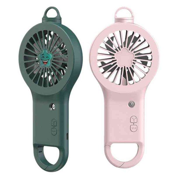 Elektrische Fans Mini Luftbefeuchter Fan USB Aufladbare Lüfter Wasser Spray Nebel Sommer Outdoor Reise Handheld Elektrische Fan T220907