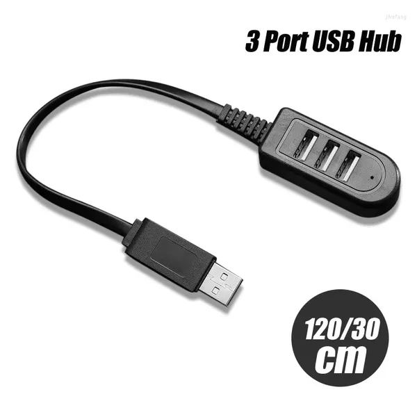 Hub 2.0 Adaptador de divisor Multiusb Cabo 1,2m 0,3m Mini para PC Laptop USB HAB Extender Acessórios de computador