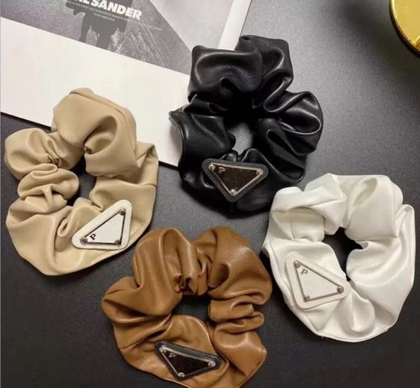 Scrunchie Panno elastico Elastici per capelli Scrunchies Donna Lettera Stampa Intestino crasso Copricapo sportivo Gomma per capelli Cravatte Porta coda di cavallo