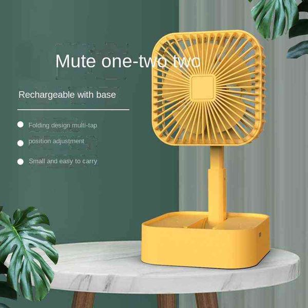 Ventiladores elétricos Desk mini ventilador dobrável dobramento USB Charging Desktop Fan Mute Fan Portable Adequado para o dormitório do aluno T220907