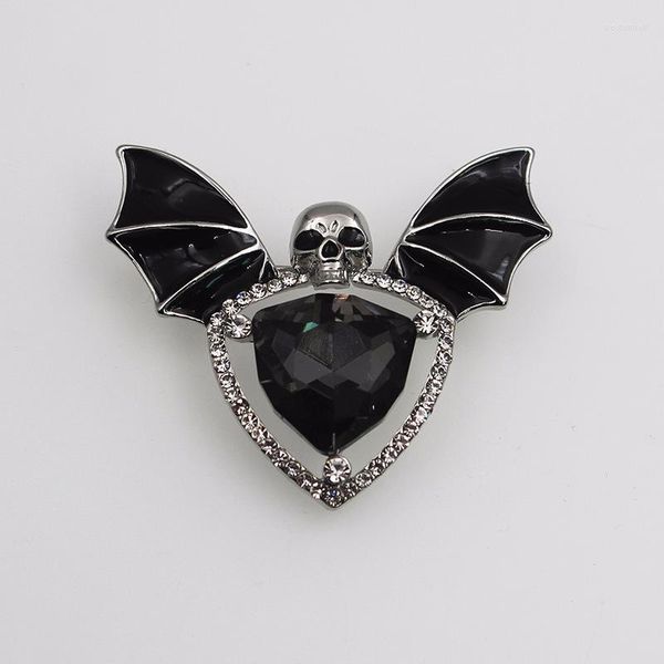 Spilla Halloween Punk Gothic Punk Punk Bat Corsage Pin Pin Vestiti per zaino Vesti