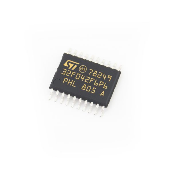 Novos circuitos integrados originais STM32F042F6P6 STM32F042F6P6TR IC CHIP TSSOP-20 48MHz Microcontrolador