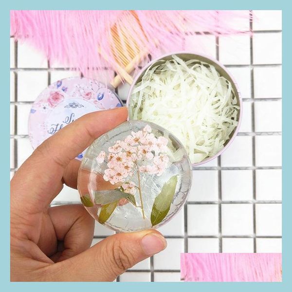 Мыло ручной мыло Натруальное прозрачное высушенное цветочное мыло аккуратно очищает ванну ручной работы в ручной работы увлажняющей лице
