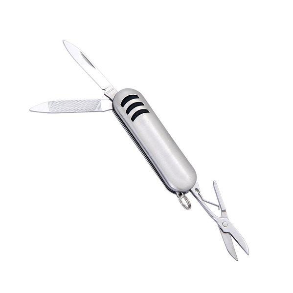 Gadget da esterno Mini coltelli pieghevoli tascabili Forbici carine Portachiavi svizzero Coltello multiuso Strumenti EDC Coltello a lama fissa