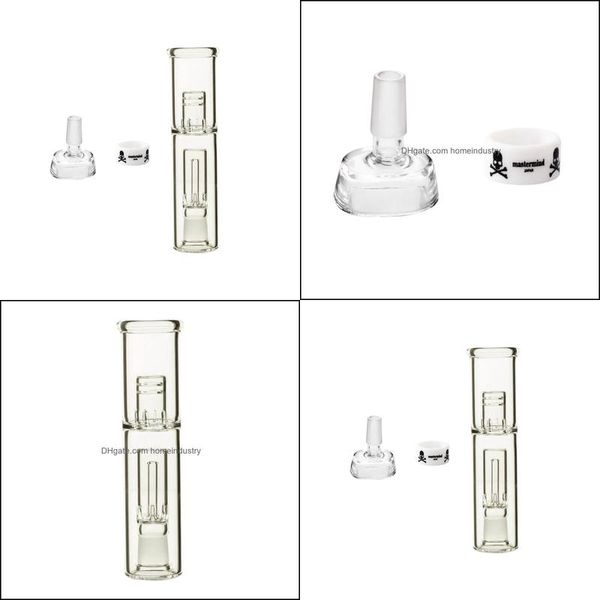 Anderes Raucherzubehör Osgree Raucherzubehör 14 mm Glas-Wasserpfeifenadapter WPA mit Hydratube-Werkzeug Hubble Bubbler-Aufsatz FO Dhve5