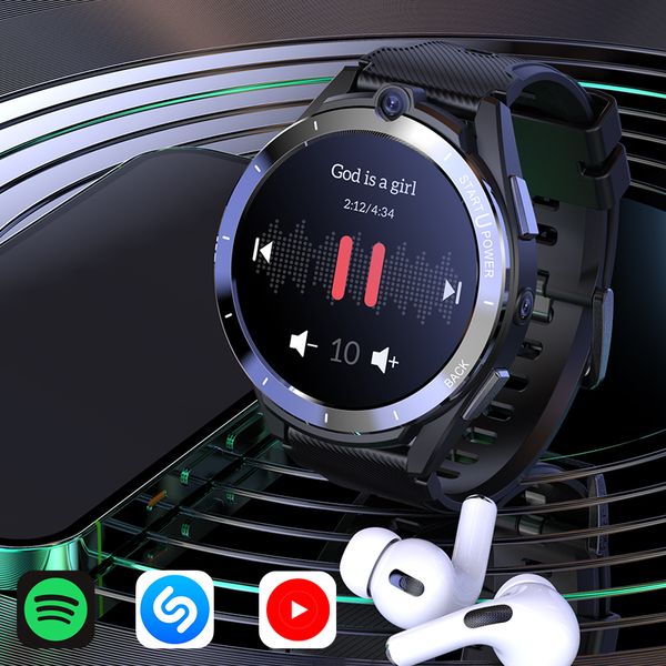 NEUE Smart Uhr 2022 Männer GPS Nano SIM karte 4G Android 11 900mah 6GB 128GB stahl sport smartwatch unterstützung tws headset kopfhörer