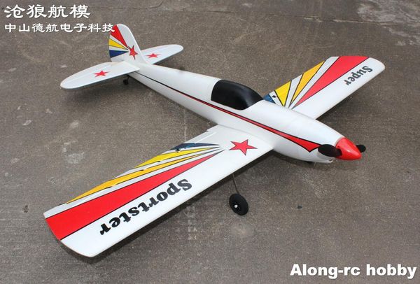 EPO Foam RC Flugzeugmodelle Hobbyspielzeug 40 Zoll 1015 mm Flügelspanner Super Sportster Aerobaticr Flugzeug Flugzeug -Kit oder PNP -Set