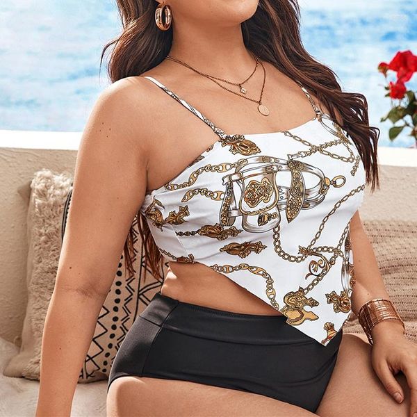 Roupa de banho feminina biquíni plus size 3xl 2 peças conjunto luxo duas peças maiô designer maiô sexy 4xl natação para mulheres 2022